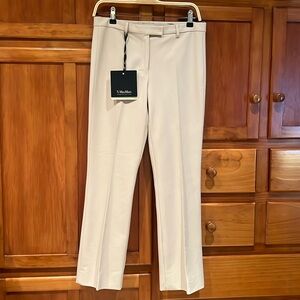 ‘S Max Mara Ecru Fatina Pant